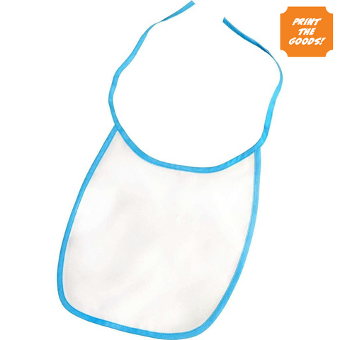 Personalise a Blue Baby Bib - Print the Goods