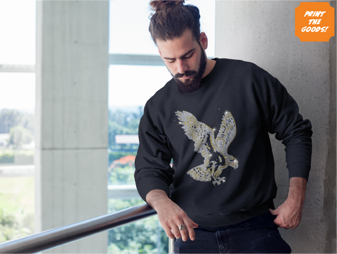 Eagle Diamante Sweater - Print the Goods