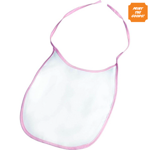Personalise a Pink Baby Bib - Print the Goods