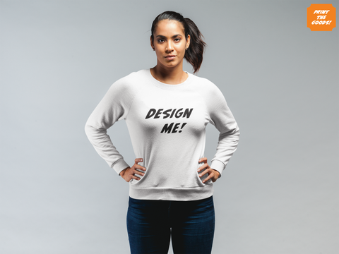 Personalise a Women's Sweatshirt - Print the Goods
