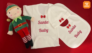 Red Santa baby gift set - Print the Goods