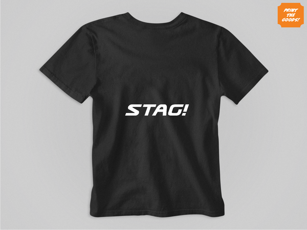 Stag T Shirts - Add your text