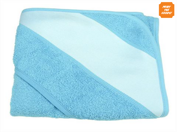 Blue Baby Towel - Add your text