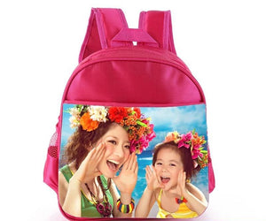 Personalised pink school bag for kids