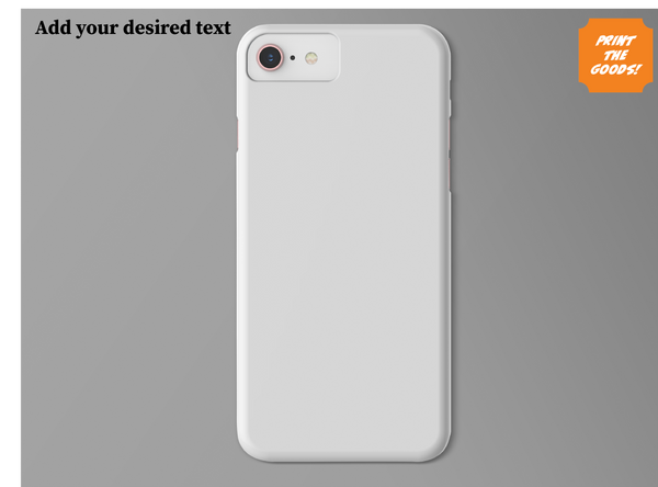 Custom iPhone X/XS/XR Phone Cases - Add your text